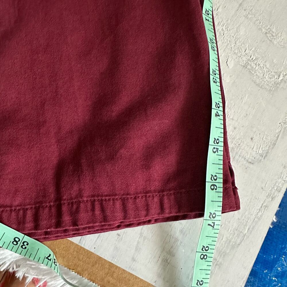 Pistola Tammy High Rise Trouser Exposed Buttons Pants Size 30 Merlot - Picture 13 of 15